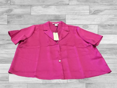 Top Short Sleeve By Rachel Zoe In Pink, Size: L Supply