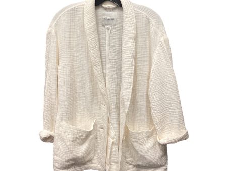 Jacket Shirt By Madewell In White, Size: S For Cheap