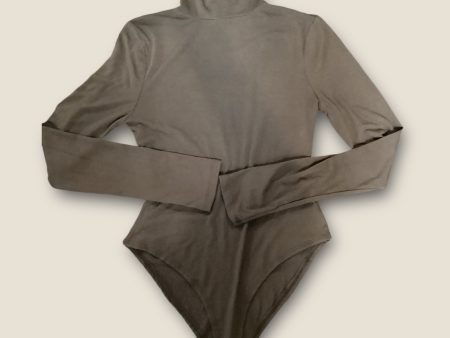 Bodysuit By Zenana Outfitters In Grey, Size: M Supply