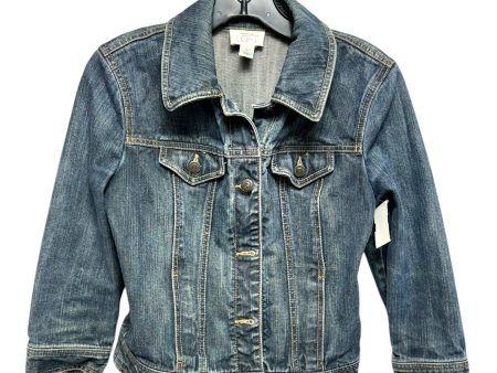 Jacket Denim By Loft In Blue Denim, Size: 4 Fashion