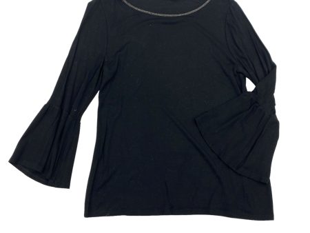 BLACK TOP LS by WHITE HOUSE BLACK MARKET Size:S For Cheap