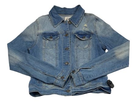 Jacket Denim By Cello In Blue Denim, Size: L For Discount